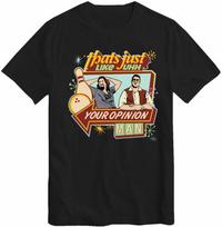 The Dude your opinion man The Big Lebowski Funny Unisex T-Shirt Tee Top XL