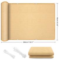 Garden Privacy Screens, Heavy-Duty HDPE Privacy Fence Screens, Fence Kit, UV-Resistant, Suitable for Patios, Pools, and Construction Sites 90x300cm/35.43x118.11"