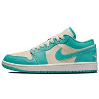 Air Jordan 1 Low Tropical Teal Sandy Beige Women Sneakers DC0774-131 36.5 blue
