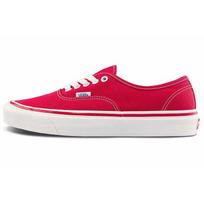 Vans Autentiški 44 Deck DX Anaheim Factory – raudoni unisex sportbačiai balti VN0A5JMQRED 42.5