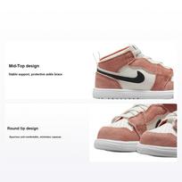 Jordan 1 Mid Alt SE Orange Suede (TD) Baby Sneakers Team-Orange Sail White DZ4469-800 21