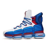 Anta Shock Absorbing Non-Slip Durable High-Top Basketball Shoes Men Sneakers Royal-Blue 91941160-4 39