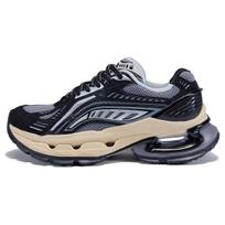 Li Ning Liejun BOW Comfortable Versatile Trendy Shock Absorbing Breathable Low Top Casual Shoes Women Casual Shoes Black Gray AZGT068-1 36⅓