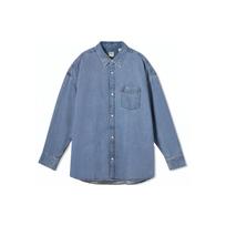 Levis SS22 Cool Series Button-Down Solid Color Denim Long Sleeve Shirt Men shirts Blue A1915-0001 XL
