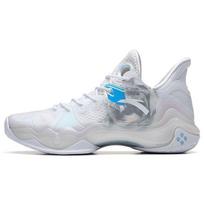 Anta Crazy Tide 4 Nitrogen Technology Shock Absorption Anti-Slip Wear-Resistant Support Low-Top Basketball Shoes Men sneaker White 112231106-10 40