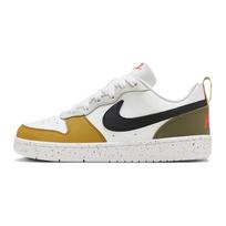Nike Court Borough Low Recraft GS White Olive Tan Kids Sneakers Summit-White Black Multi-Color HF0744-109 35.5 white