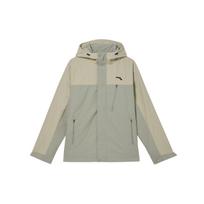 Anta Comfortable Color Block Logo Zip-Up Hoodie Jacket Men jackets Floating-Gray Qingke-Gray 952447601-1 2XL