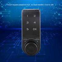 Touch Keypad Password Key Access Lock Digital Electronic Security Cabinet Coded Locker Type 1 black