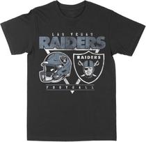 Philcos NFL Las Vegas Raiders Helmet Logo Black T-Shirt S juoda