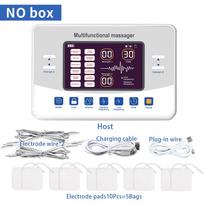 Rechargeable EMS TENS Unit Muscle Stimulator Electrostimulator Physiotherapy Massager for Pain Relief Relaxation