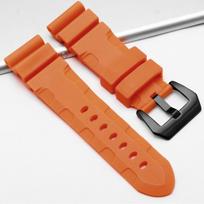 High Quality Rubber Watch Strap for The Panerai Diving Series 1164 PAM01209 Black Silicone Waterproof Strap 22mm 24mm 26mm 22mm