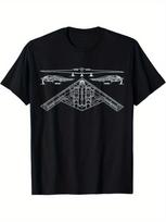 B21 Raider Stealth Bomber Aviation TShirt 100 Cotton ONeck Short Sleeve Summer Casual Mens Tshirt Streetwear S