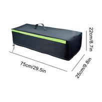 Fire Pit Covers Waterproof Windproof Oxford Cloth Rectangular Fire Table Cover For Garden Backyard Farm Pathway Driveway Patio juoda