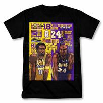 Kobe Bryant Los Angeles Lakers Grafinis Marškinėlis Senovinio Stiliaus Krepšinio Gerbėjo Marškinėlis S brown