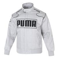 PUMA Unisex Windproof Stand Collar Cotton Jacket Gray 631974-61 M gray