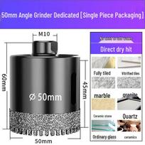 50mm Serrated Angle Grinder Drill Bit for Ceramic Tile