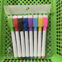 Magnetic Whiteboard Eraser with Large Capacity, Non-Marking, Water-Based Colored Pens black
