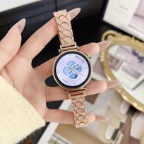 Huawei GT6/GT5 Pro/GT4/Fit 43 Bracelet: Full Diamond Fish Scale Strap Redmi Watch4/5/6 rožinio aukso spalvos