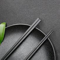 1 pair Japan Sushi Chopsticks Set Alloy Chopsticks Pointed Black High Temperature Resistant Cutlery Kitchen Accessories gray