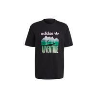 Adidas Originals Adv Mount Retro Graphic Sports Tee Men Tops Black GN2357 XS