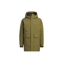Adidas Terrex Mid Down Hooded Jacket Men Outerwear Military-Green HM9716 M