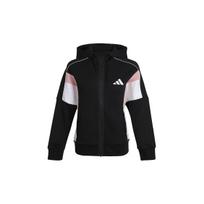 Adidas Urban Color Block Full Zip Hooded Jacket Women Jackets Black GM1465 M