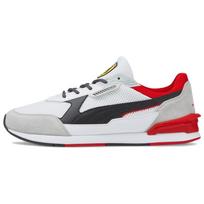 Scuderia Ferrari x Puma Low Racer White Black Rosso Corsa Men Sneakers 307043-02 42