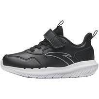 Anta Energetic Comfortable Versatile Lightweight Shock Absorbing Low Top Kids Running Shoes Kids sneaker Black White A12439968-8 28