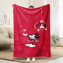 Hongyun Mickey Christmas hat, heart-warming Christmas blanket, essential for home rest 30x40in