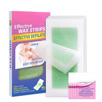 40 Pcs Wax Strips Lip Wax Strips for Women Facial Hair Removal Waxing Strips for All Skin Types Lip Wax Strip with 6