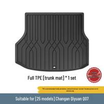 Eco-Friendly TPE Floor Mats & Trunk Mats for 25 Changan Qiyuan Q07 Models black