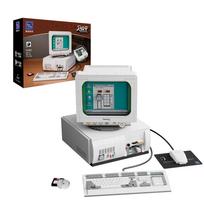 PANTASY Retro Computer Building Block Set for Adults, 80s PC Model, Nostalgic Display Model, Creative DIY Gift gray