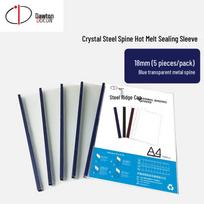 DOCON A4 Crystal Steel Spine Thermal Binding Covers CN plug (adapter included) 18mm (146-175 sheets)