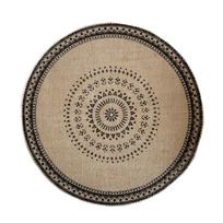 36/38cm Round Placemat Heat Resistant Cup Coaster Mat Vintage Braided Place Mats  Dining Table O