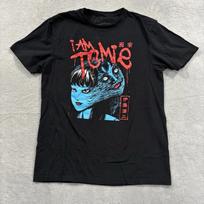 Rare Junji Ito Tomie Anime Black short sleeve Unisex T shirt Remake Men Clothing S