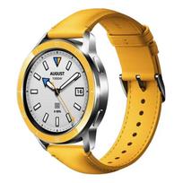 22MM Leather Strap for Xiaomi Watch S4 S3/S2/S1 Active Soft Bracelet for Watch Color 2/1 Sport Series Band Accessories Xiaomi Watch S4 geltona