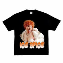 ICE SPICE Graphic TShirt Heavy Cotton Viral Rap Style Unisex Oversized Streetwear Crew Neck Summer Casual Hip Hop Tees Top M
