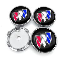 4Pcs 60MM Car Wheel Center Hub Cap Car Accessories For Buick Regal GS GL6 GL8 Avenir Lacrosse Riviera Envision Lesabre Velite juoda