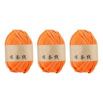 3 Rolls Stretchy Polyester Cord 32.8Yard Per Roll Elastic Weaving Thread Cord for Handbag Knitting Braiding Project 3