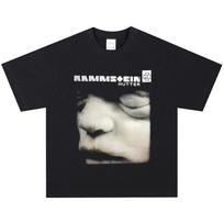 Rammstein T-Shirt, Soft Fabric Casual Daily Wear XXXXL gray