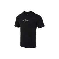 Nike Letter Print American Retro Pattern Ribbed Crew Neck Sport Short Sleeve T-Shirt Men Tops Black FJ2341-010 XXXL black