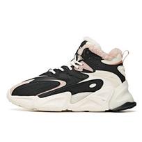 Anta Lifestyle Series Fleece Lined Casual Shock Absorbing Non-Slip Wear-Resistant Mid-Top Sports Shoes Women Sneakers Black White 922048910-3 36.5