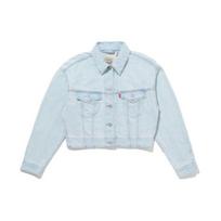 Levis Solid Color Button Down Long Sleeve Denim Jacket Women jackets Light-Blue A7439-0006 S