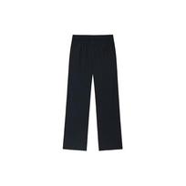 Anta Tennis Series Solid Color Mid Waist Straight Loose Casual Pants Women pants Black 162423302-2 S
