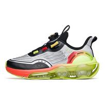 Anta Comfortable Sports Shock Absorbing Non-Slip Durable Low-Top Kids Running Shoes Kids sneaker Silver Black Green 312215555-7 39