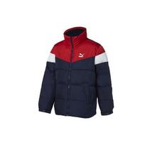 Puma Colorblock Sports Casual Long Sleeve Down Jacket Men Outerwear Navy 928654-02 S red