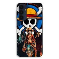 Dėklas Samsung Galaxy A16 One piece luffy komanda manga anime Maniacase juoda