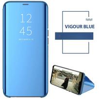 For Xiaomi Poco F6 Pro 5G Case Luxury Mirror Flip Stand Phone Case For Poko Poxo Pocco Little F 6 Pro F6Pro Protect Back Cover For Poco F6 Pro 5G dangaus mėlyna spalva