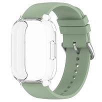 Apsauginis dėklas + silikoninis dirželis Xiaomi Redmi Watch 5 active/5 Lite pilnai dengiantis ekraną TPU minkštas apvalkalas ir kvėpuojantis sportinis dirželis For Redmi 5 Active