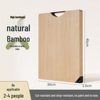 Huiwei Natural Bamboo Reversible Cutting Board with Knife Sharpener
